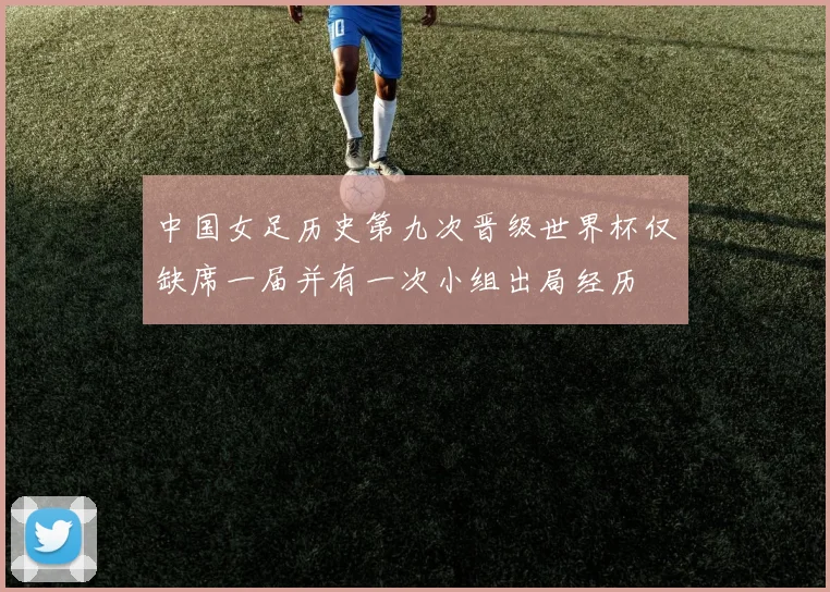 中国女足历史第九次晋级世界杯仅缺席一届并有一次小组出局经历