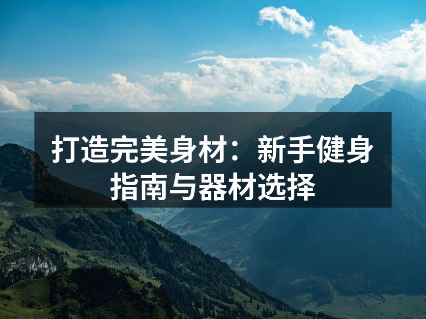多功能哑铃与弹力带的组合